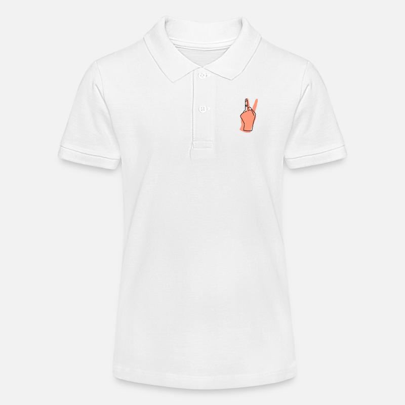 pêche de la paix - Polo bio MINI SPRINTER Stanley/Stella Ado - blanc