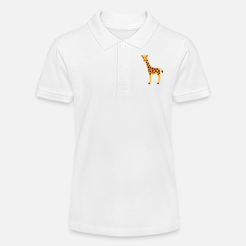 Giraffe - Stanley/Stella Teenager Bio-Poloshirt MINI SPRINTER - Weiß