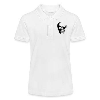skull_001 - Polo bio MINI SPRINTER Stanley/Stella Ado - blanc - Devant