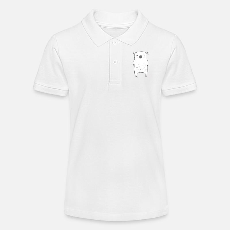 polarbear - Polo bio MINI SPRINTER Stanley/Stella Ado - blanc