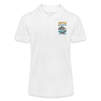 mutter und tochter - Stanley/Stella Teenager Bio-Poloshirt MINI SPRINTER - Weiß - Vorne