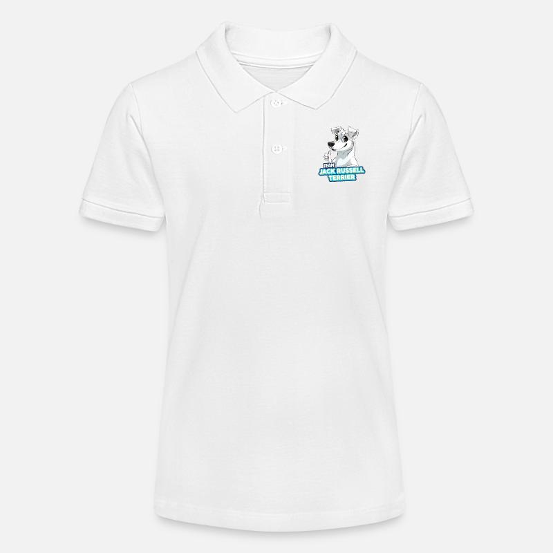 TEAM Jack Russell Terrier - Blanc - Polo bio MINI SPRINTER Stanley/Stella Ado - blanc