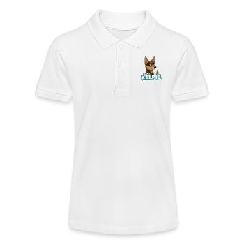 TEAM Kelpie - Chocolate & Tan - Stanley/Stella Teen Organic Polo Shirt MINI SPRINTER - white - Front