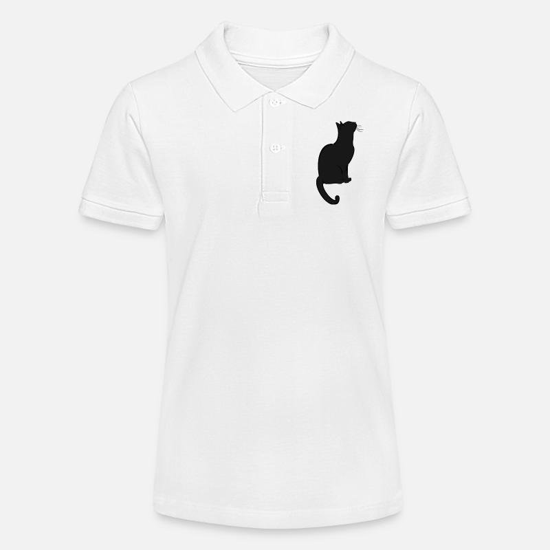 Un chat mignon - Polo bio MINI SPRINTER Stanley/Stella Ado - blanc