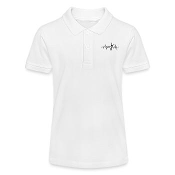 Coiffeur Heartbeat - Polo bio MINI SPRINTER Stanley/Stella Ado - blanc - Devant