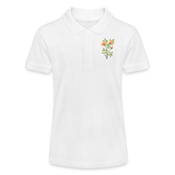 Fleur - Polo bio MINI SPRINTER Stanley/Stella Ado - blanc - Devant