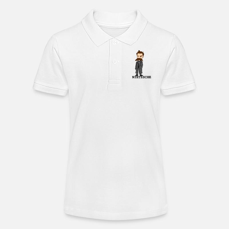 Nietzsche - Polo bio MINI SPRINTER Stanley/Stella Ado - blanc