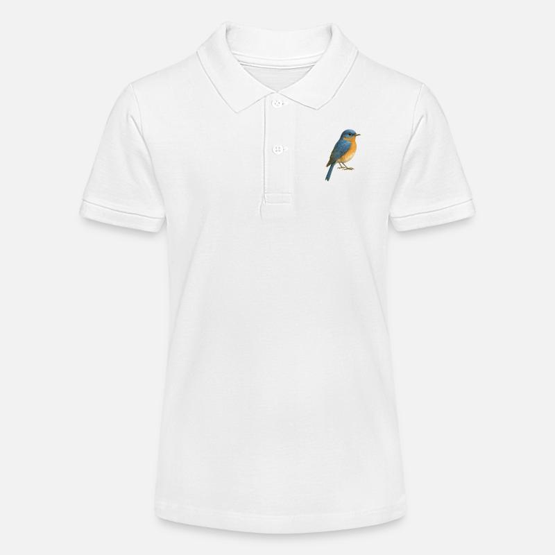 Bluebird – Couleurs de la liberté - Polo bio MINI SPRINTER Stanley/Stella Ado - blanc