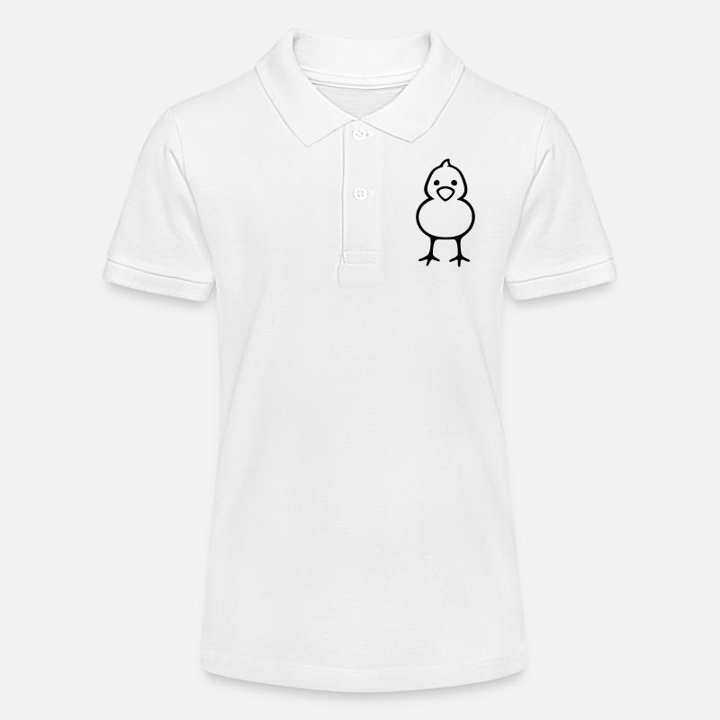 Poussin - Polo bio MINI SPRINTER Stanley/Stella Ado - blanc