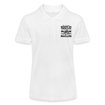 Ich muss nur noch ins Montagne Humor - Stanley/Stella Teenager Bio-Poloshirt MINI SPRINTER - Weiß - Vorne