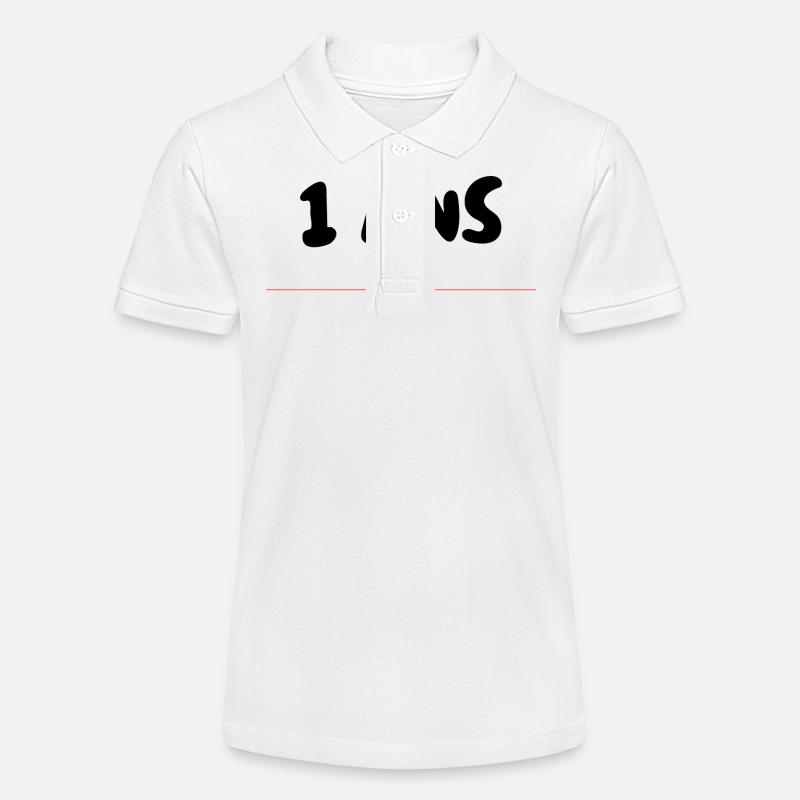 1. 1 AN. 1er ANNIVERSAIRE. ANNIVERSAIRE 1 AN. ANNI - Polo bio MINI SPRINTER Stanley/Stella Ado - blanc