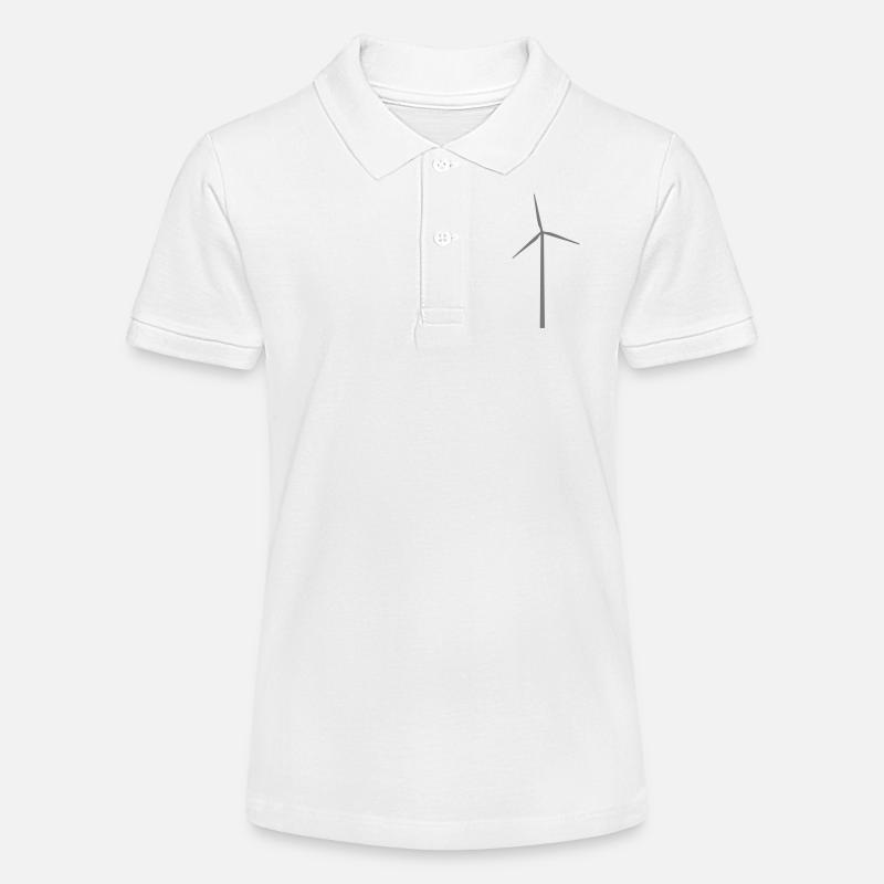 Éolienne Éolienne Éolienne - Polo bio MINI SPRINTER Stanley/Stella Ado - blanc