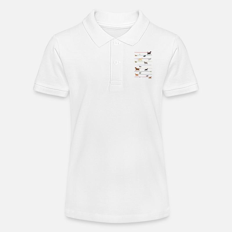 Dogs on a leash 1 - Polo bio MINI SPRINTER Stanley/Stella Ado - blanc
