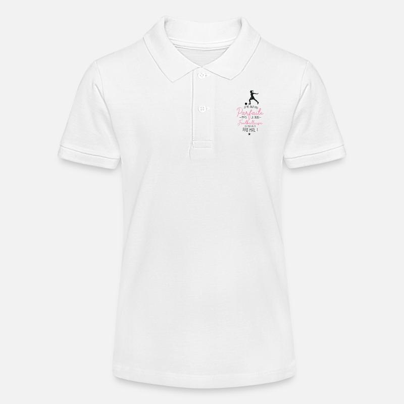 Foot - La footballeuse - Polo bio MINI SPRINTER Stanley/Stella Ado - blanc