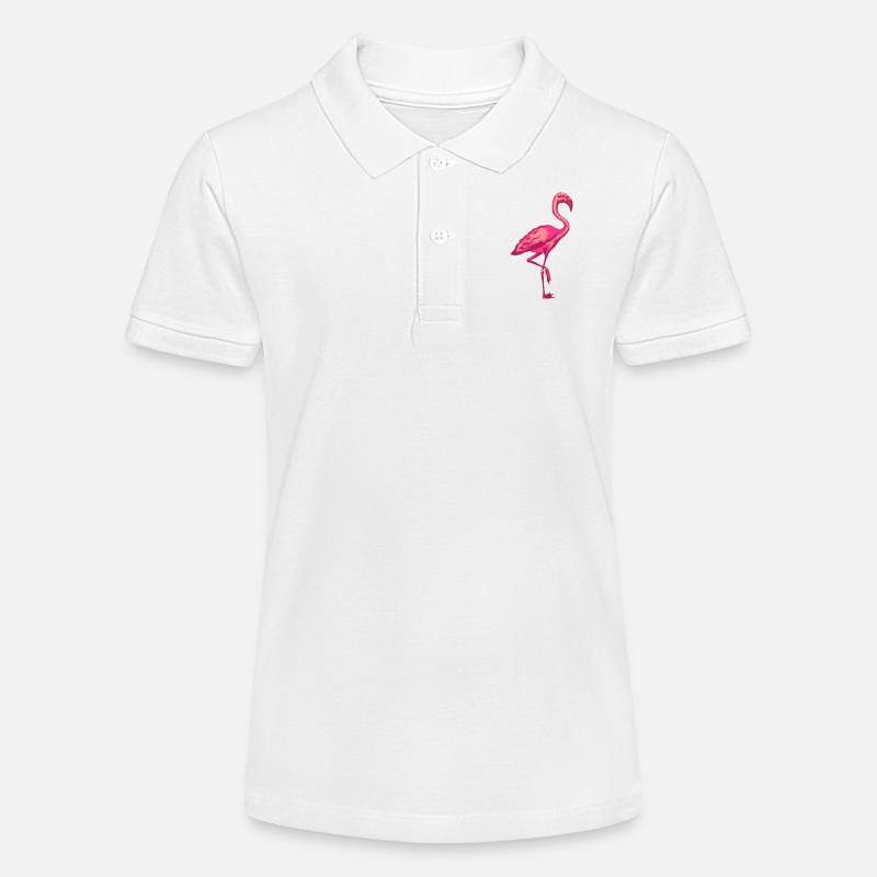 flamingo - Polo bio MINI SPRINTER Stanley/Stella Ado - blanc