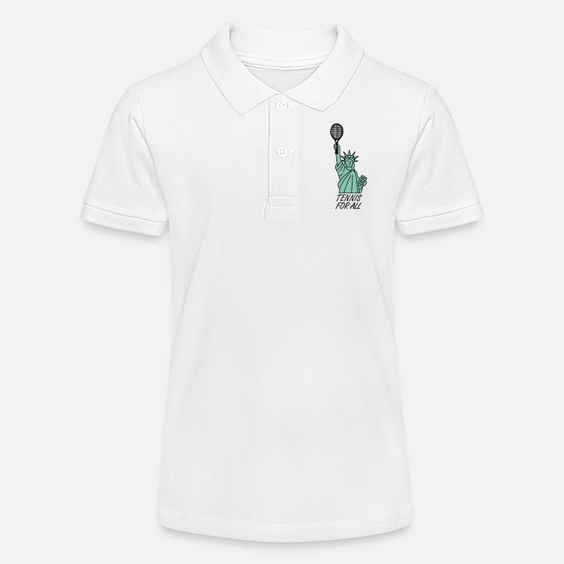 Tennis pour tous - Polo bio MINI SPRINTER Stanley/Stella Ado - blanc