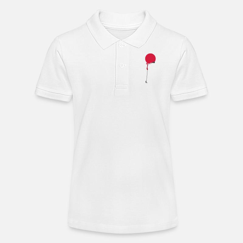 Point rouge escalade - Polo bio MINI SPRINTER Stanley/Stella Ado - blanc