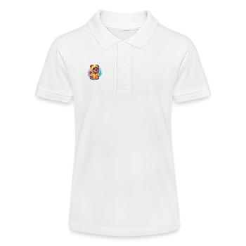Teddy Bear - Stanley/Stella Teen Organic Polo Shirt MINI SPRINTER - white - Front