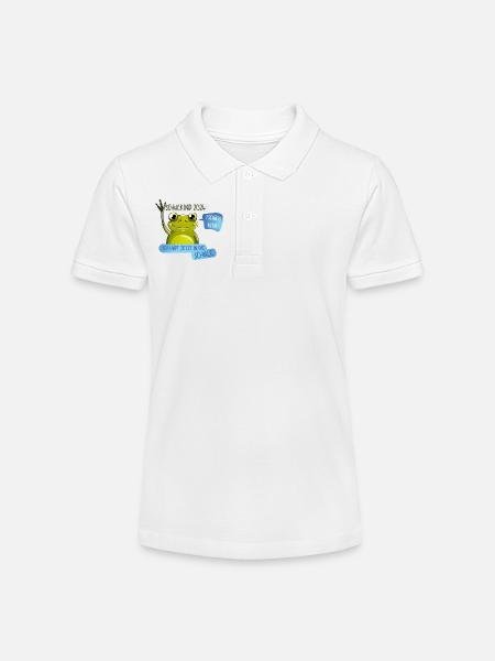 Tschüß Kita - Schulkind - Stanley/Stella Teenager Bio-Poloshirt MINI SPRINTER - Weiß