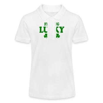 feeling lucky - Stanley/Stella Teenager Bio-Poloshirt MINI SPRINTER - Weiß - Vorne