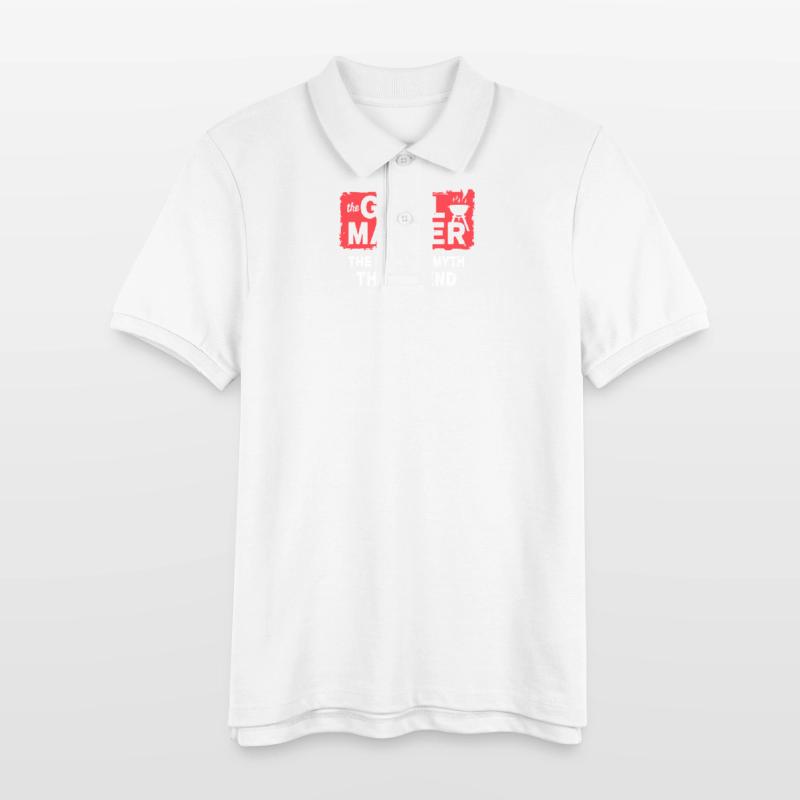 The Grillmaster BBQ Grilling Cult Saying Stanley/Stella Teen Organic Polo Shirt MINI SPRINTER