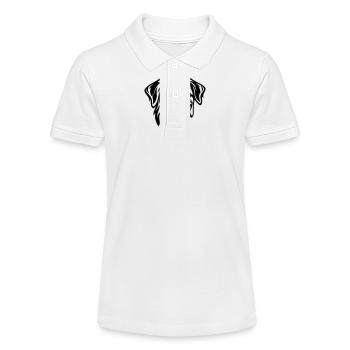 Kangal Dog Head - Stanley/Stella Teen Organic Polo Shirt MINI SPRINTER - white - Front