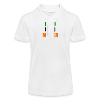 Irish lives matter - Polo bio MINI SPRINTER Stanley/Stella Ado - blanc - Devant