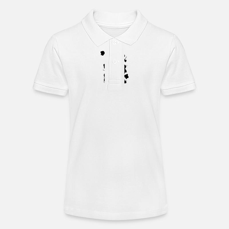 Conception du pis de vache - Polo bio MINI SPRINTER Stanley/Stella Ado - blanc