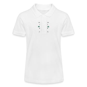 cadeau homme, femme, humour, t-shirt humoristique - Polo bio MINI SPRINTER Stanley/Stella Ado - blanc - Devant