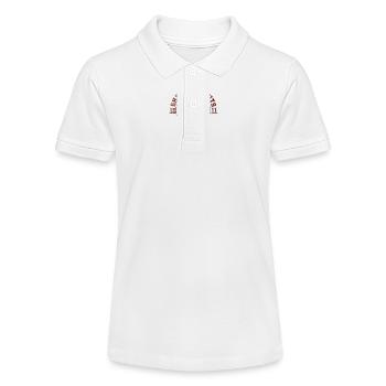Shaker Heights OH | Ohio Souvenir & Gift - Stanley/Stella Teen Organic Polo Shirt MINI SPRINTER - white - Front