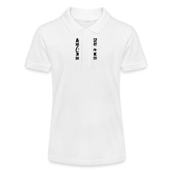 First name Chris Christian - Stanley/Stella Teen Organic Polo Shirt MINI SPRINTER - white - Front