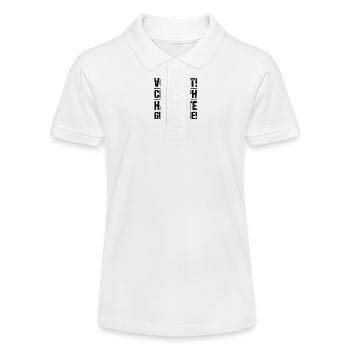 First name Chris Christoph - Stanley/Stella Teen Organic Polo Shirt MINI SPRINTER - white - Front