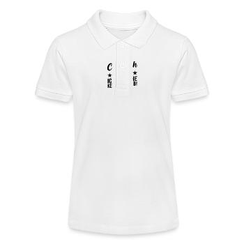 First name Chris Christoph - Stanley/Stella Teen Organic Polo Shirt MINI SPRINTER - white - Front