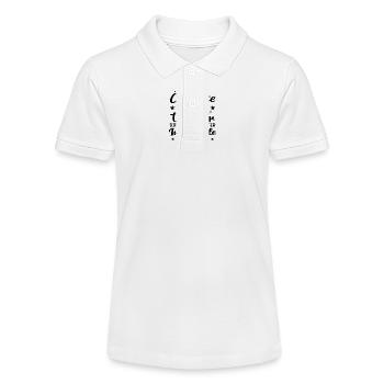 Une Super Coureuse - Cadeau coureuse - Polo bio MINI SPRINTER Stanley/Stella Ado - blanc - Devant