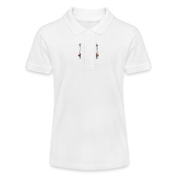 Stay Soft, Nap Often – Cuddly Cat - Stanley/Stella Teen Organic Polo Shirt MINI SPRINTER - white - Front