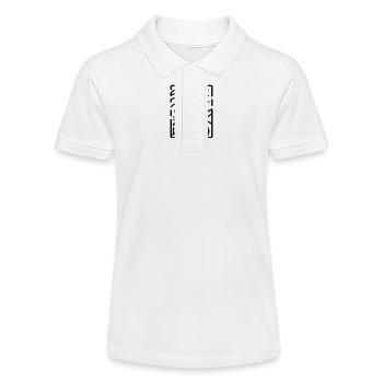 Summer Beach Sea Design - Stanley/Stella Teen Organic Polo Shirt MINI SPRINTER - white - Front