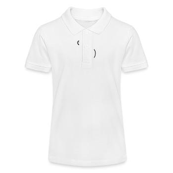 dinosaurier brontosaurus - Stanley/Stella Teenager Bio-Poloshirt MINI SPRINTER - Weiß - Vorne