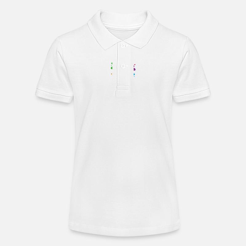 Jungle Junior: Verspieltes Affenabenteuer - Stanley/Stella Teenager Bio-Poloshirt MINI SPRINTER - Weiß