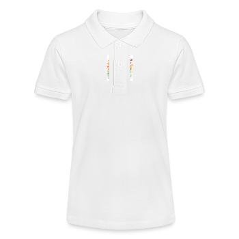 Yoga Exercise - Stanley/Stella Teen Organic Polo Shirt MINI SPRINTER - white - Front
