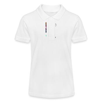 EMIL - Beautiful boy name with dinosaur - Stanley/Stella Teen Organic Polo Shirt MINI SPRINTER - white - Front
