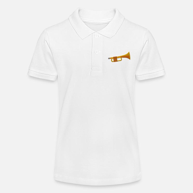 Trompette - Polo bio MINI SPRINTER Stanley/Stella Ado - blanc