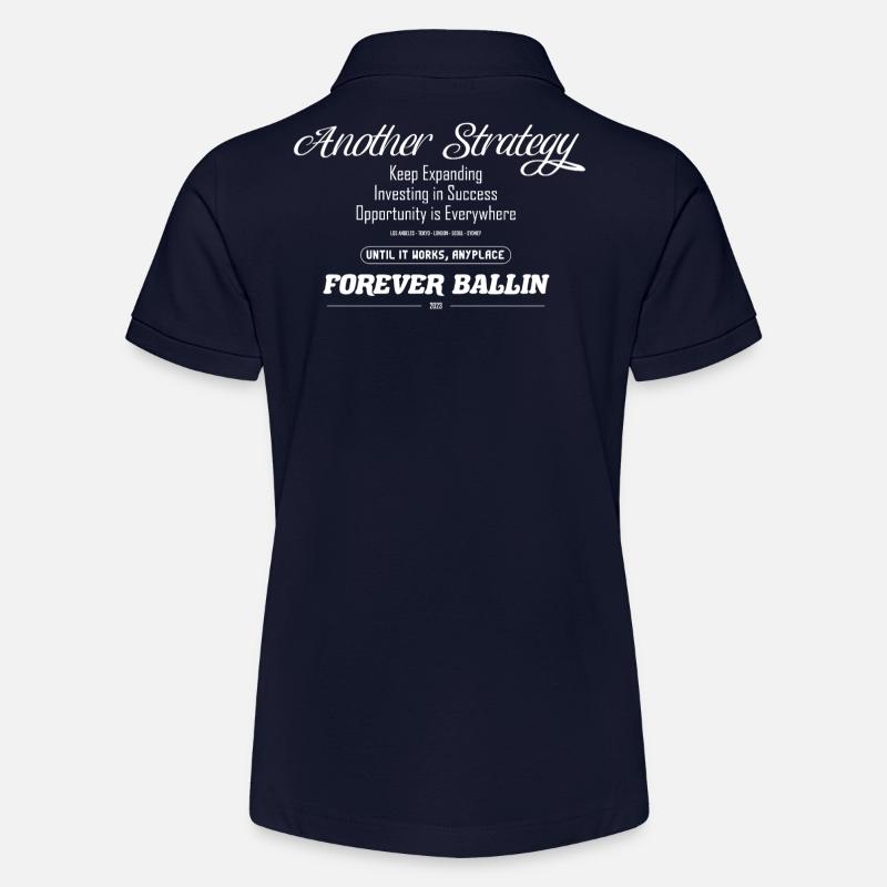 Another Strategy Forever - Stanley/Stella Teenager Bio-Poloshirt MINI SPRINTER - Navy