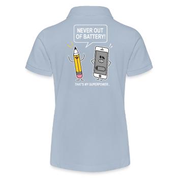 drôle humour sarcasme smartphon - Polo bio MINI SPRINTER Stanley/Stella Ado - rouge - Dos