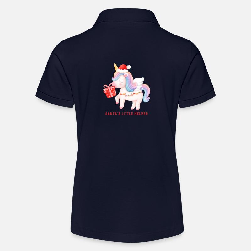 Père Noël petit assistant - Polo bio MINI SPRINTER Stanley/Stella Ado - bleu marine