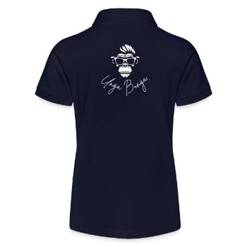 Affenkopf mit Sonnenbrille "Unga Bunga" - Stanley/Stella Teenager Bio-Poloshirt MINI SPRINTER - Navy - Hinten