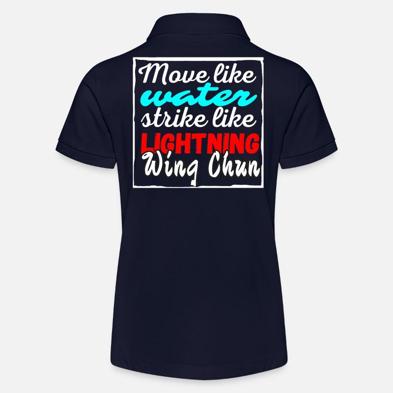 Maillot Wing Chun éclair d’eau - Polo bio MINI SPRINTER Stanley/Stella Ado - bleu marine