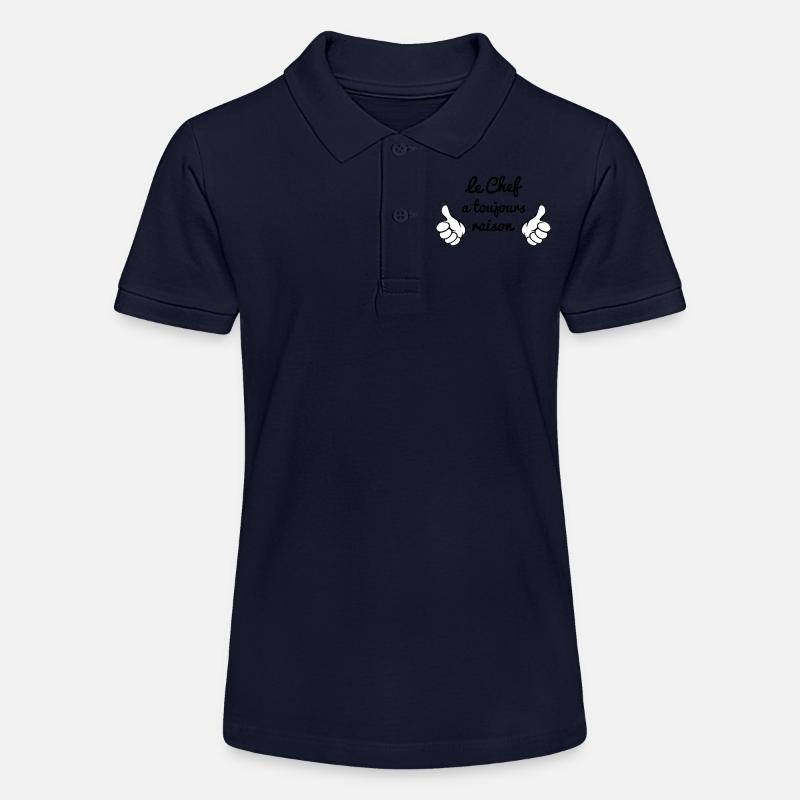Chef à toujours raison - Polo bio MINI SPRINTER Stanley/Stella Ado - bleu marine