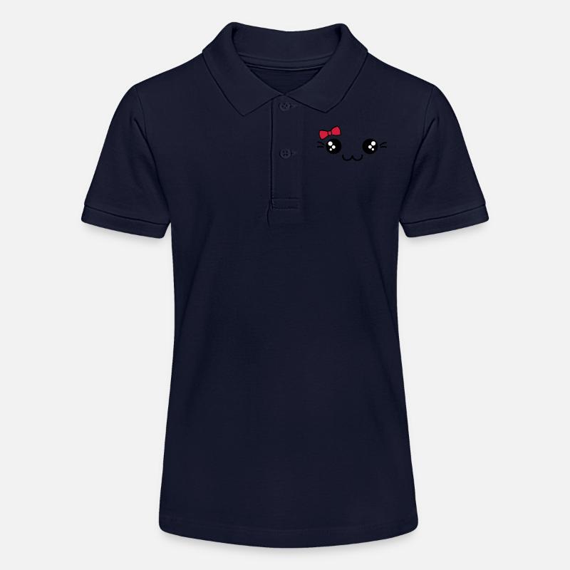 sweet face with loop - Stanley/Stella Teen Organic Polo Shirt MINI SPRINTER - navy