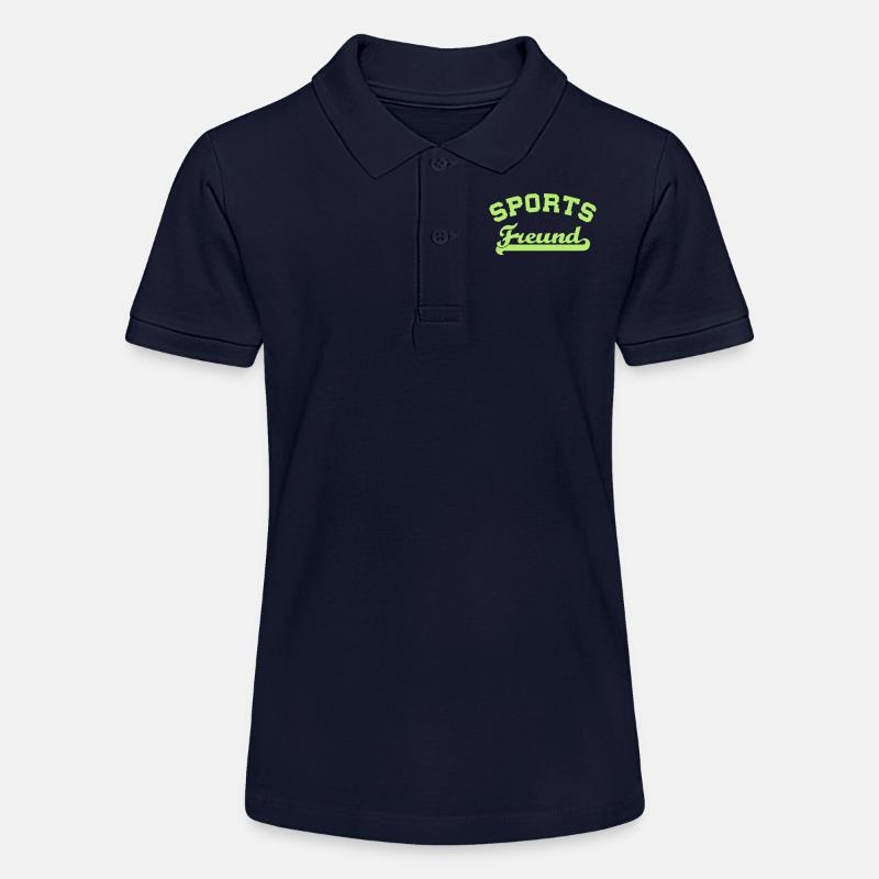 fan de sport - Polo bio MINI SPRINTER Stanley/Stella Ado - bleu marine