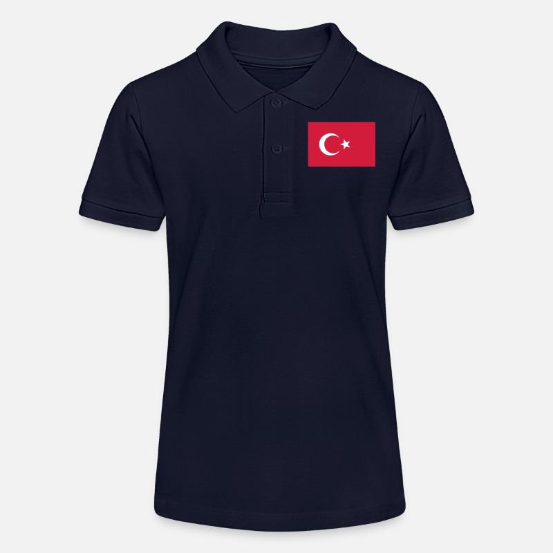turkey - Polo bio MINI SPRINTER Stanley/Stella Ado - bleu marine